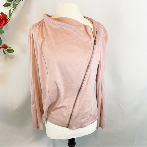 NWT Mote Dusty Blush Zip Up Super Soft Jacket - Picture 2 of 9